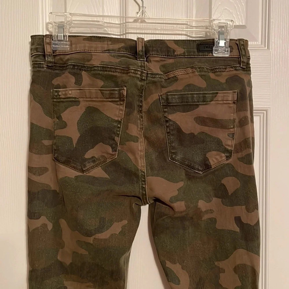 BLANKNYC Green Camo The Reade Crop Jeans Size 28 Skinny Sexy Cotton Spandex - Picture 5 of 7